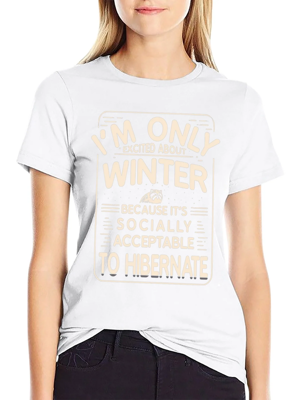 Winter Hibernation T-Shirt Funny Socially Acceptable Gift product image 4