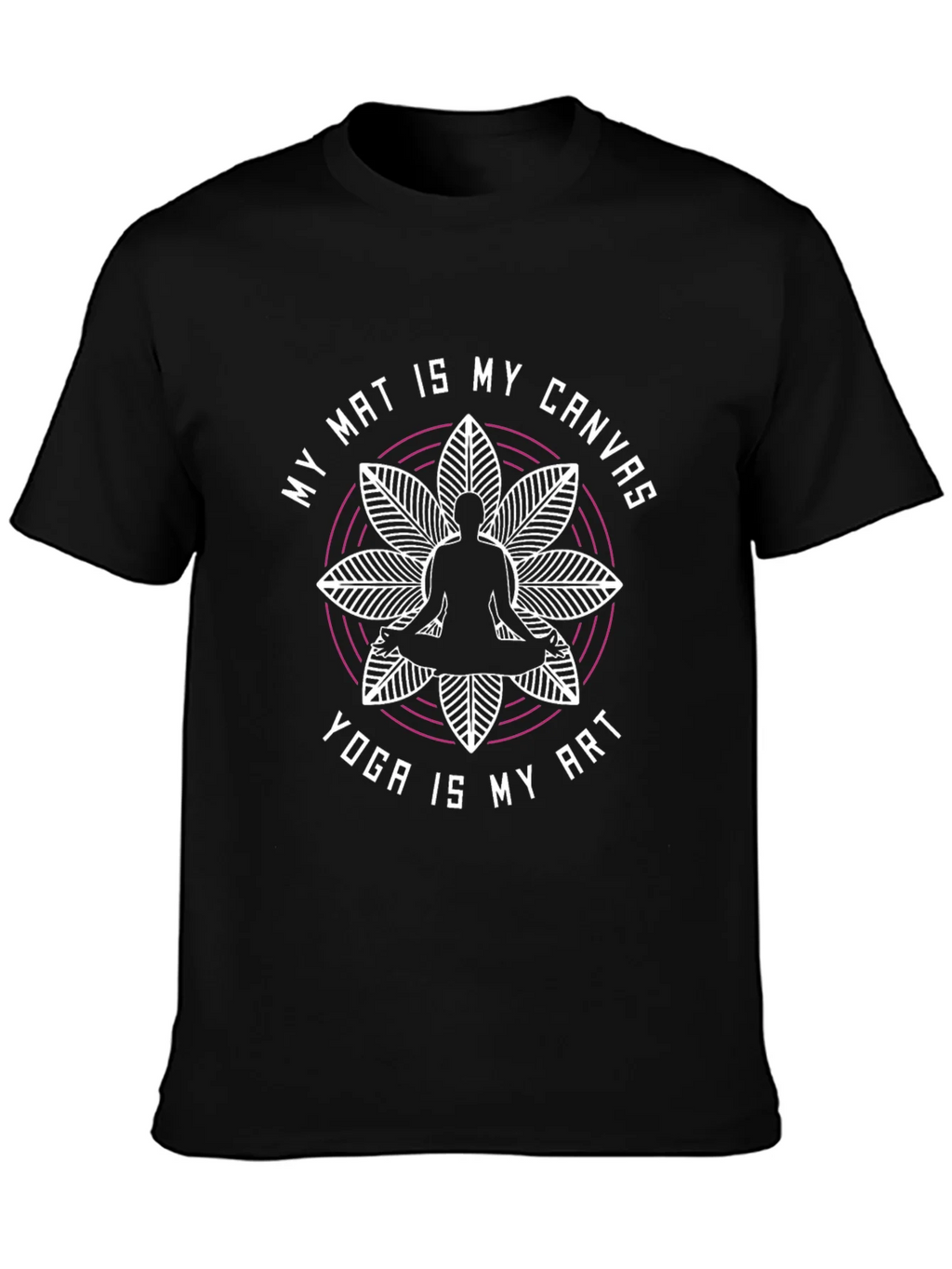 Yoga Art Graphic Tee - My Mat is My Canvas product image 3