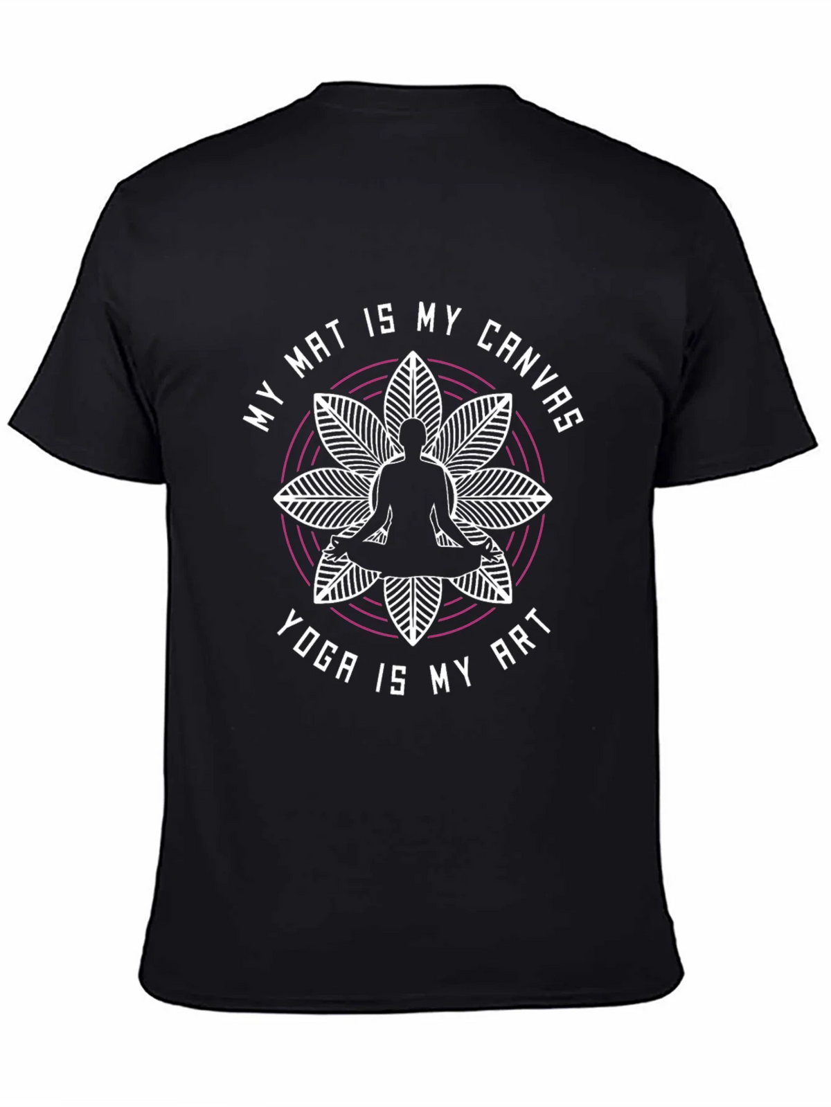 Yoga Art Graphic Tee - My Mat is My Canvas product image 4