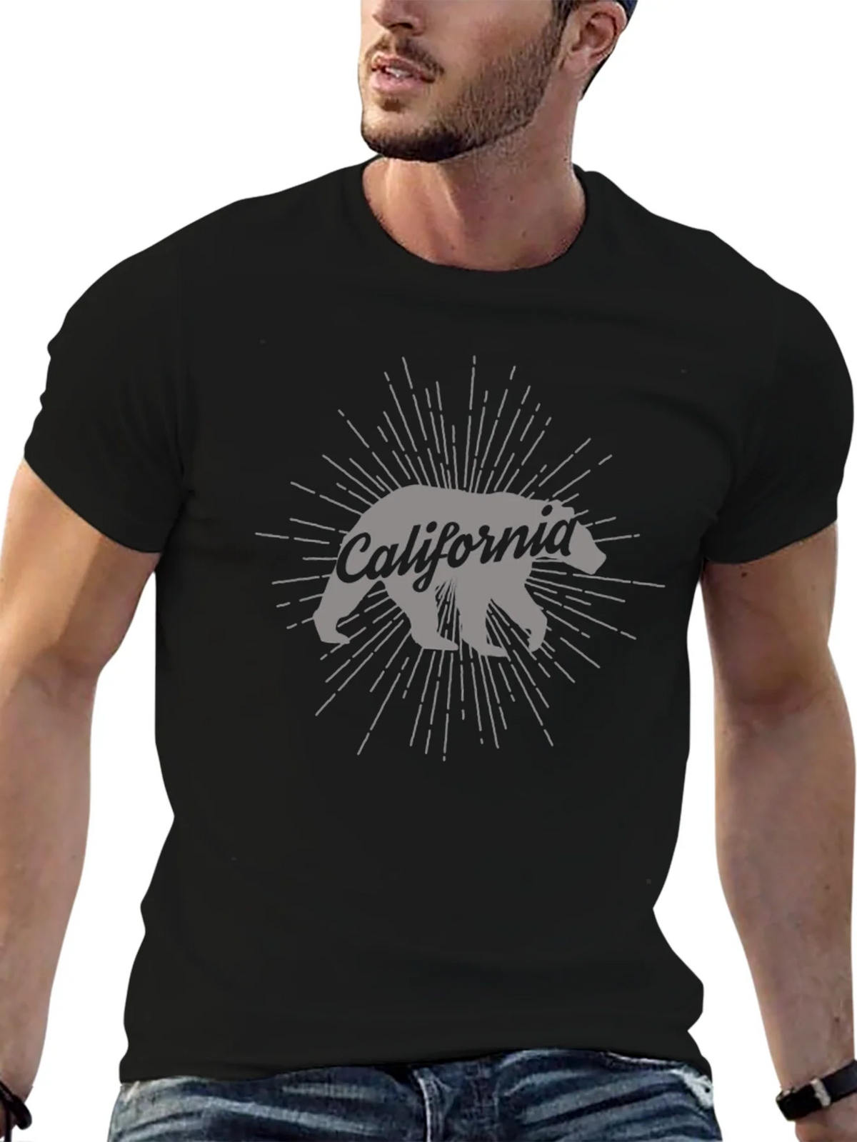 California Bear Graphic T-Shirt - Mens product image 5