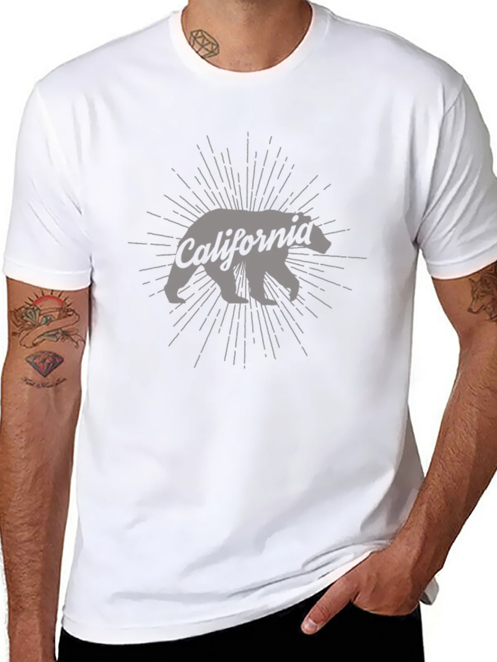California Bear Graphic T-Shirt - Mens product image 6