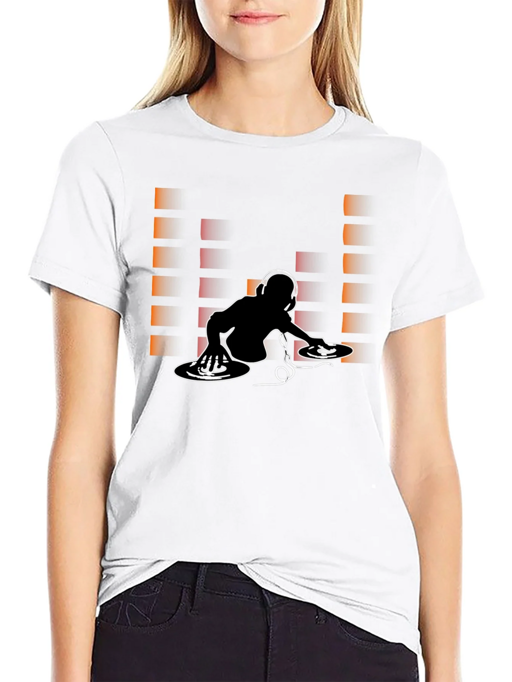 DJ Graphic Print Crew Neck T-Shirt product image 8