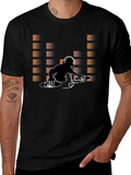 DJ Graphic Print Crew Neck T-Shirt product image 1