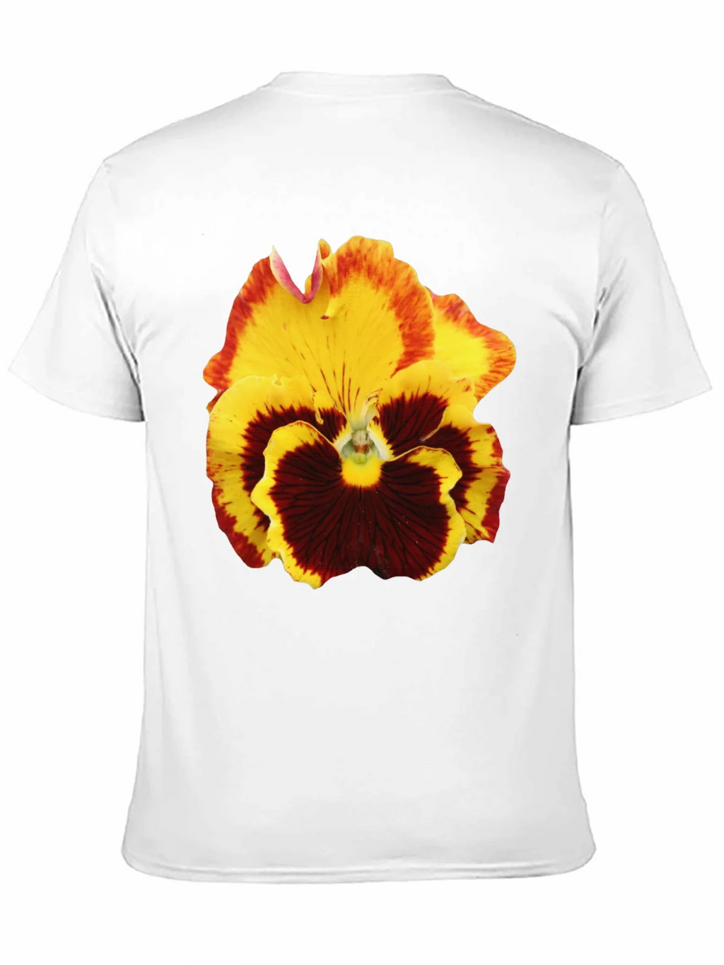 Floral Print T-Shirt - Pansy Graphic Tee product image 10