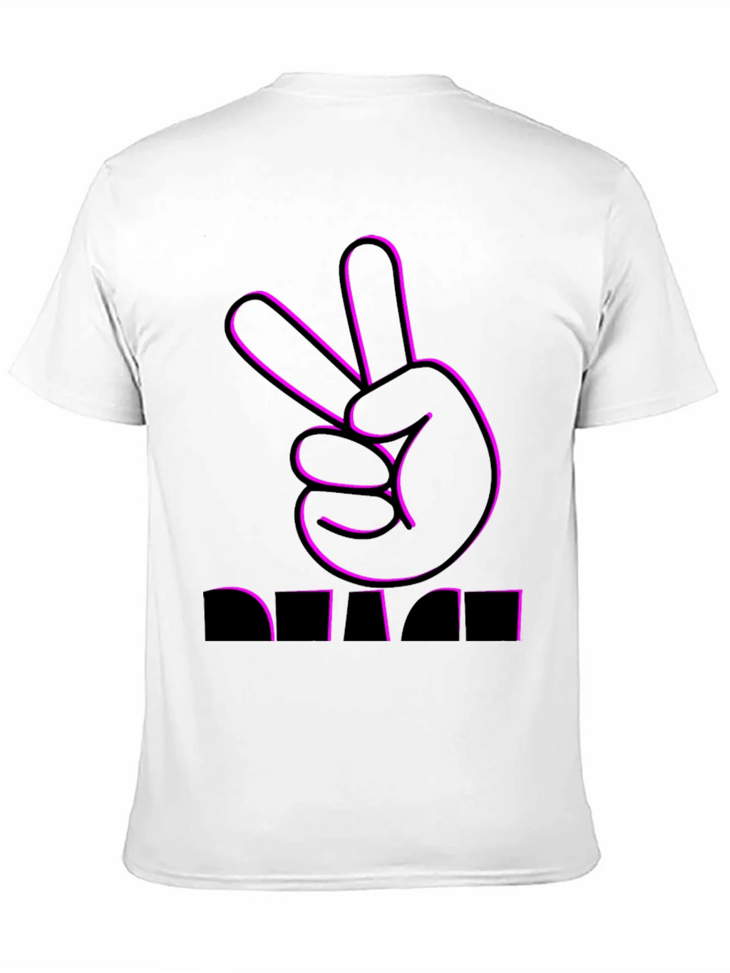 Peace Sign Graphic Tee - Black product image 10