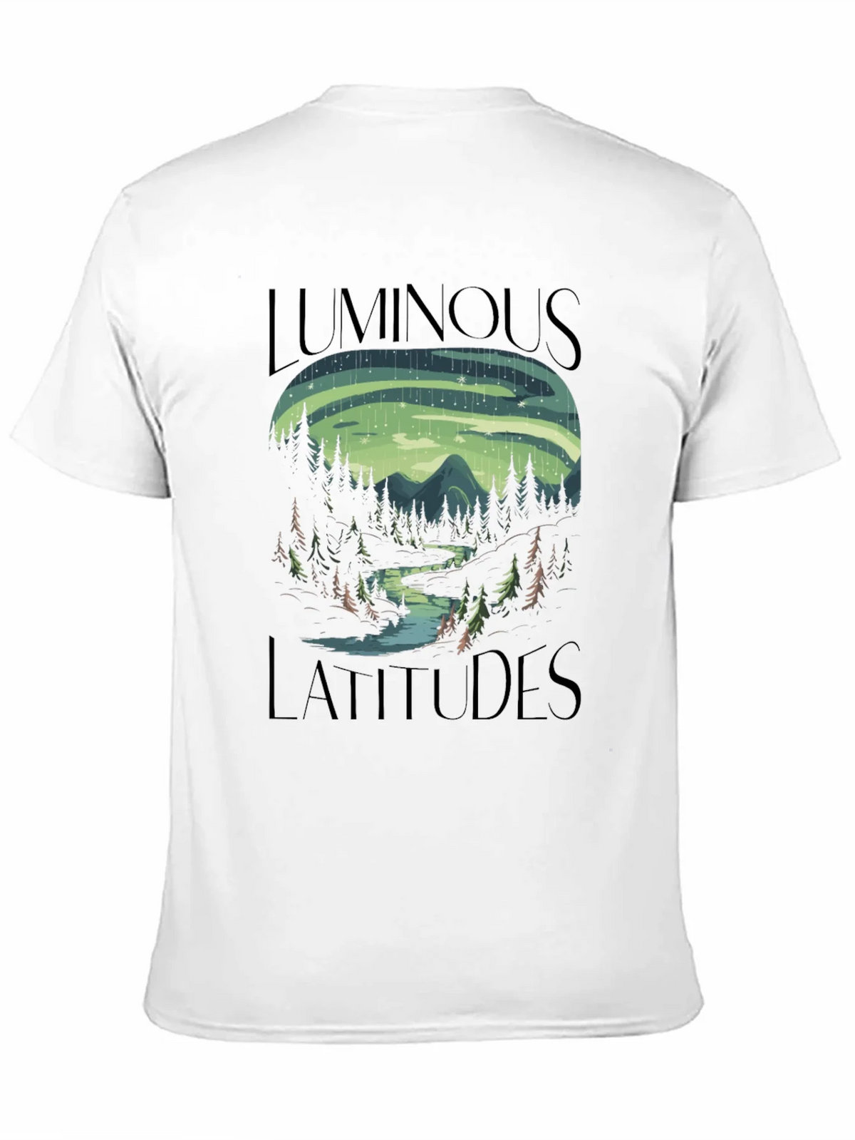 Luminous Latitudes Graphic Tee - Northern Lights Design product image 10