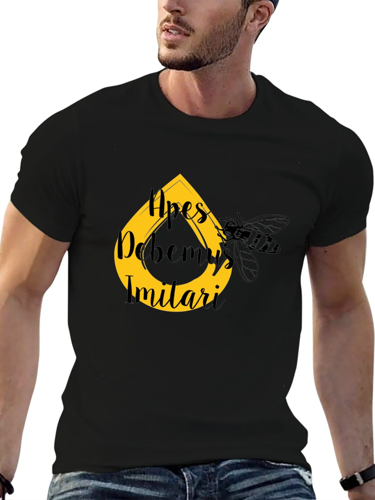 Apes Debemus Imitari Graphic T-Shirt product image 6
