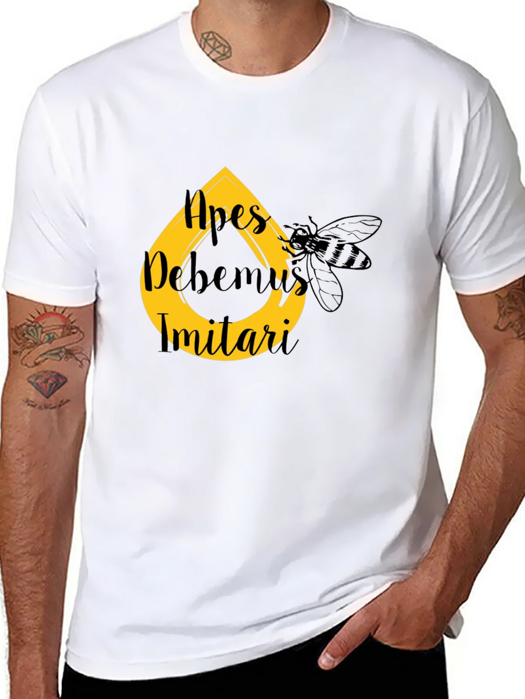 Apes Debemus Imitari Graphic T-Shirt product image 7
