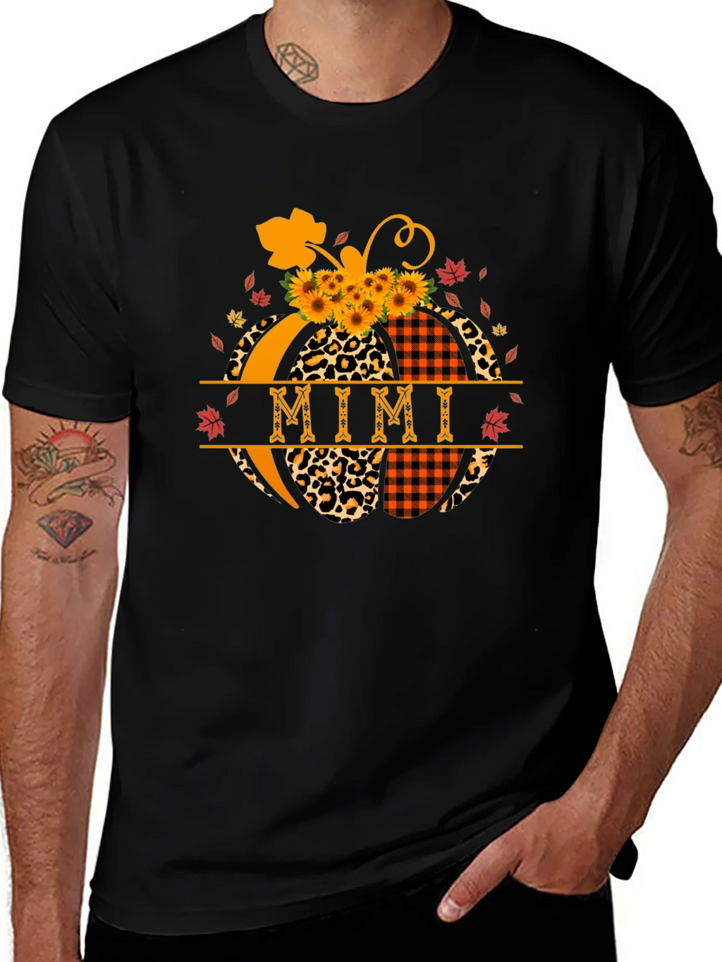 Mimi Pumpkin T-Shirt Fall Thanksgiving product image 1