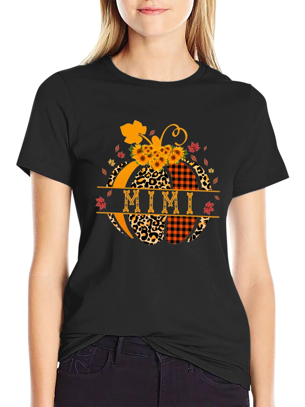 Mimi Pumpkin T-Shirt Fall Thanksgiving product image 2