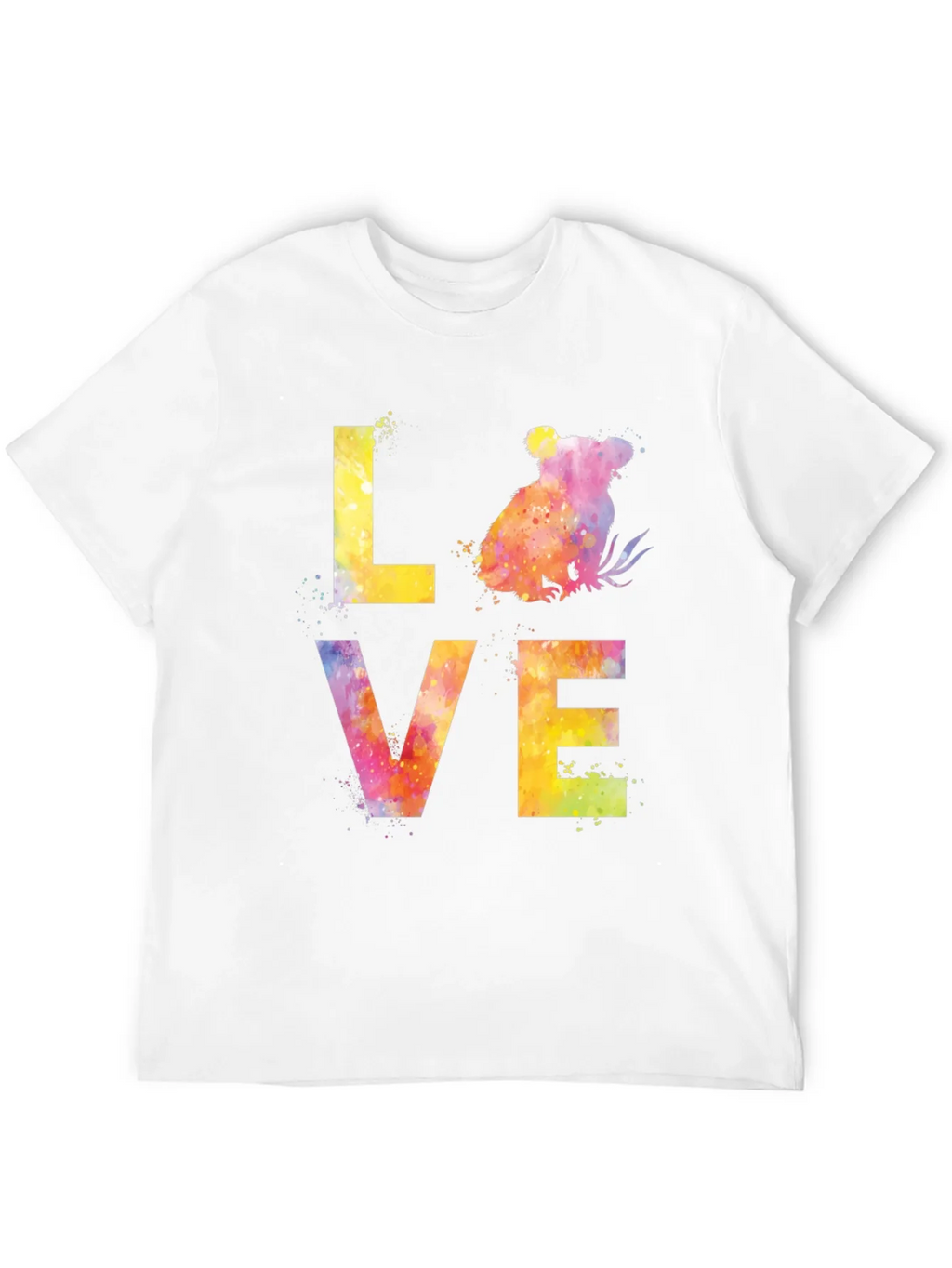 Koala LOVE Watercolor Print Graphic Tee product image 11