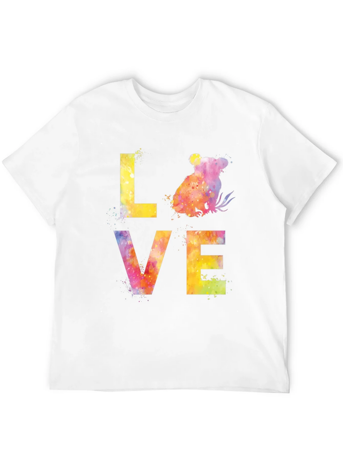 Koala LOVE Watercolor Print Graphic Tee product image 11