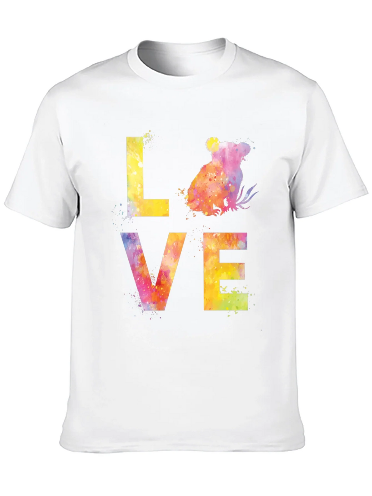 Koala LOVE Watercolor Print Graphic Tee product image 9