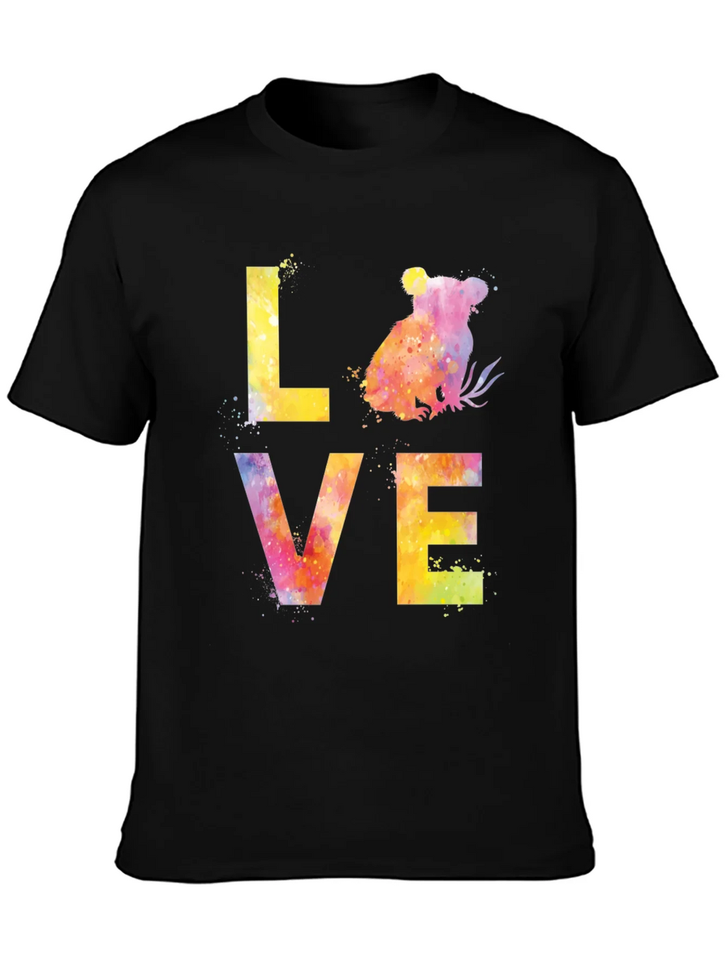 Koala LOVE Watercolor Print Graphic Tee product image 3