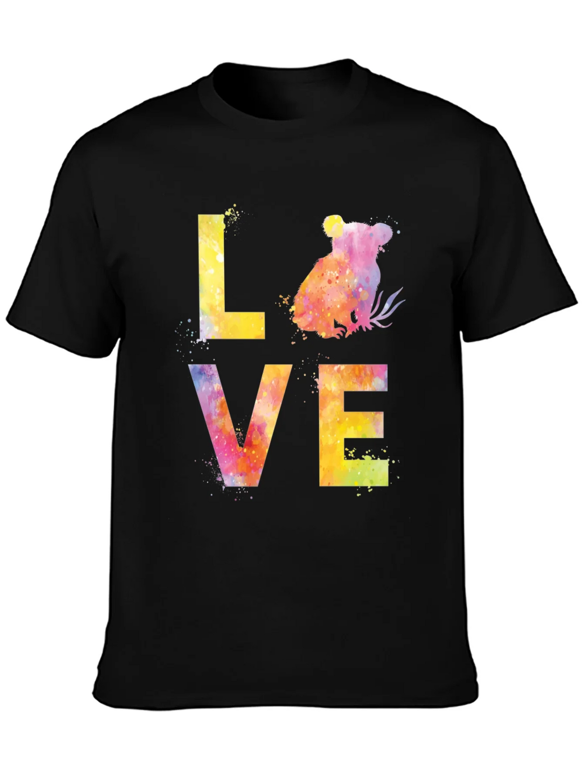 Koala LOVE Watercolor Print Graphic Tee product image 3