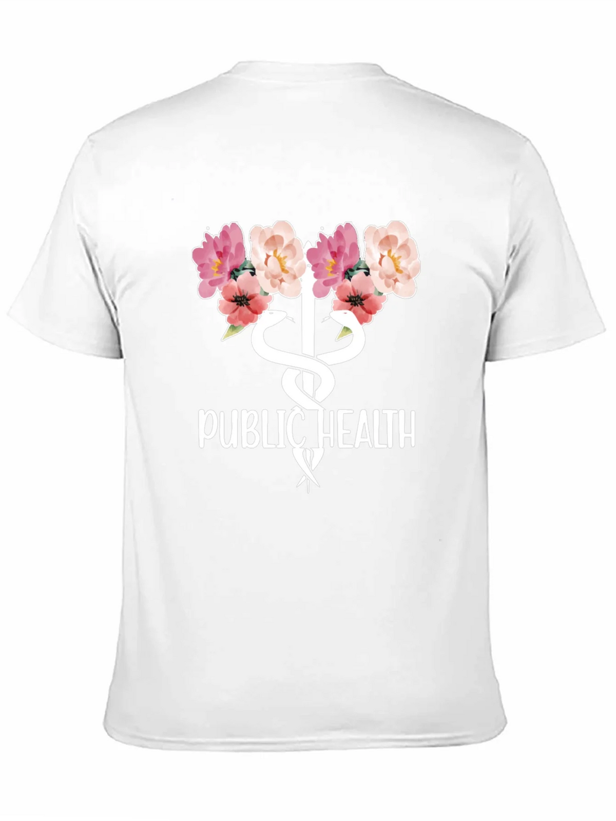 Public Health Floral Caduceus T-Shirt product image 10