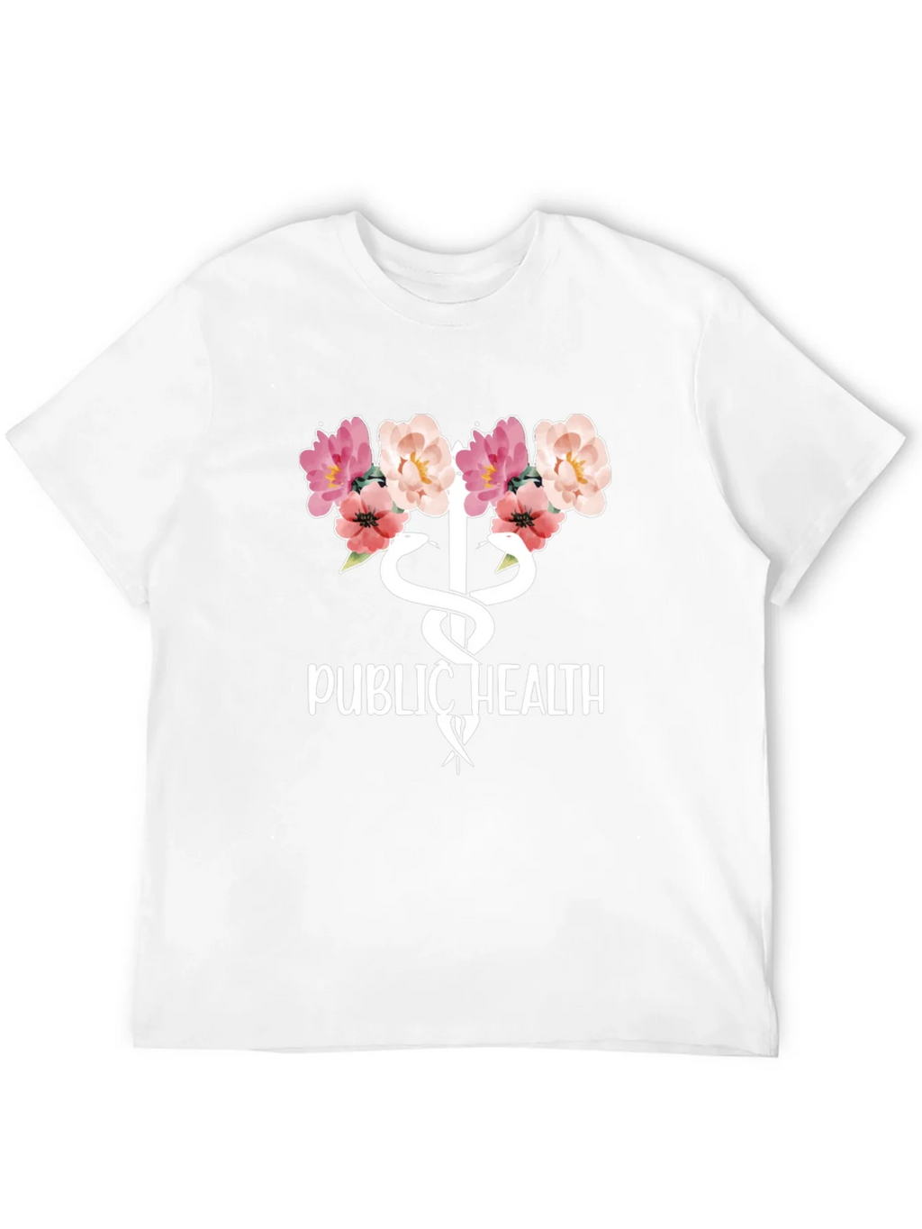 Public Health Floral Caduceus T-Shirt product image 11