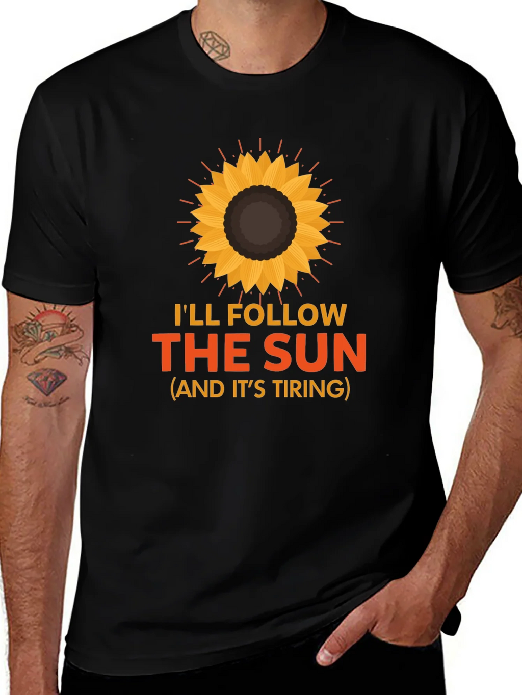 Ill Follow the Sun Graphic Tee - Black product image 1