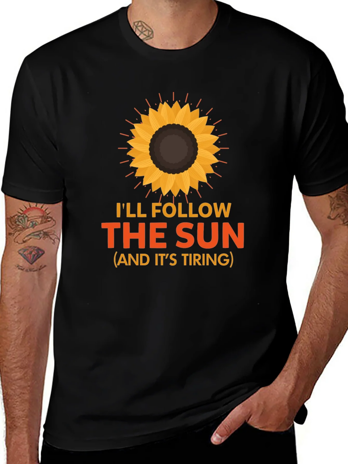 Ill Follow the Sun Graphic Tee - Black product image 1
