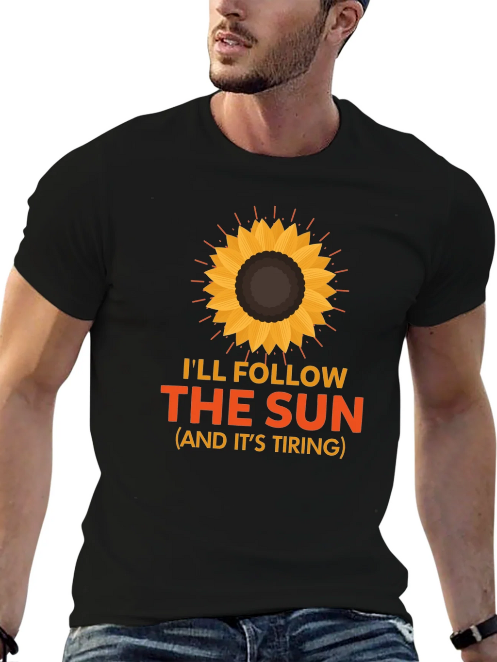 Ill Follow the Sun Graphic Tee - Black product image 6