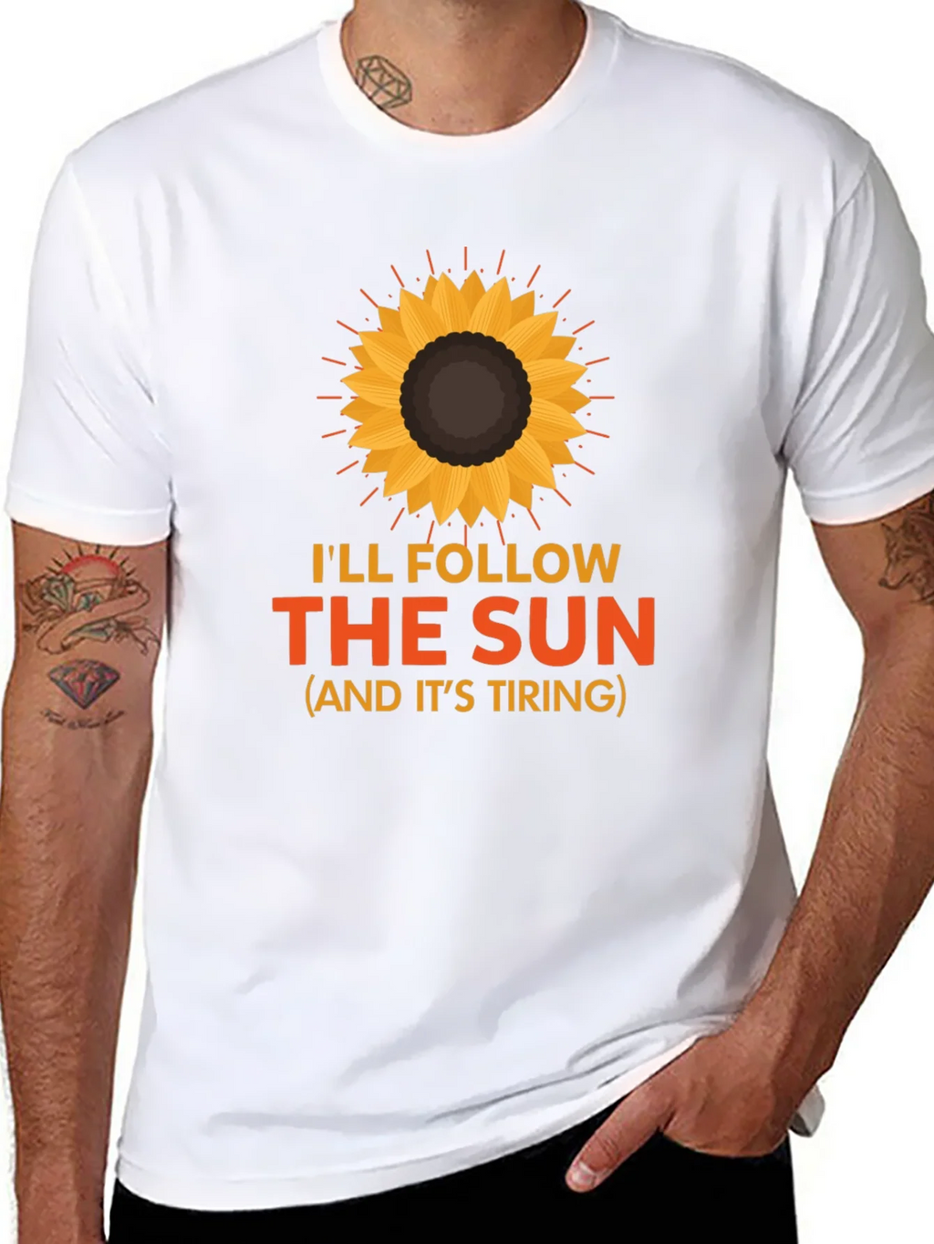 Ill Follow the Sun Graphic Tee - Black product image 7