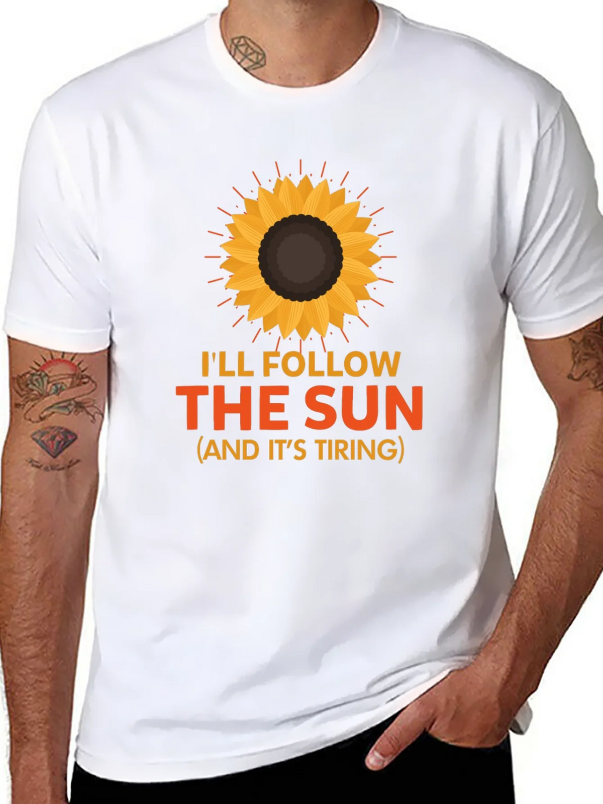 Ill Follow the Sun Graphic Tee - Black product image 7