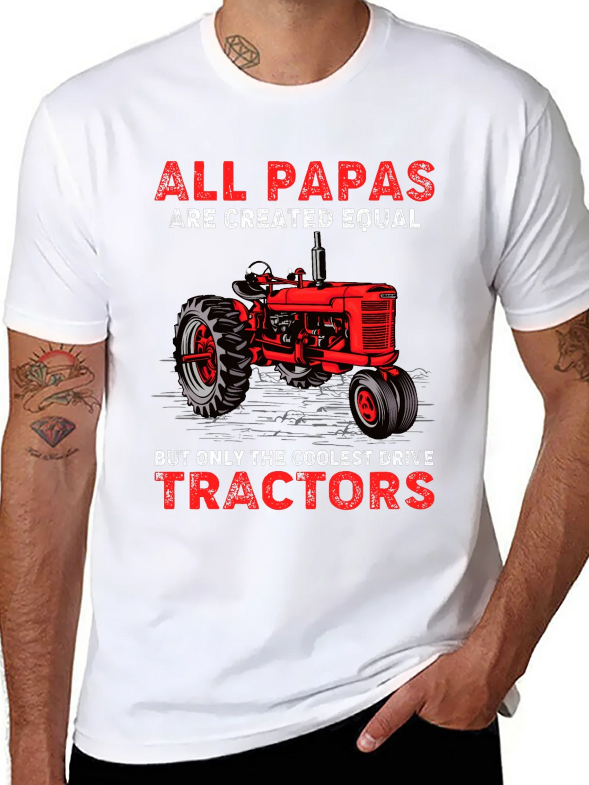 All Papas Drive Tractors T-Shirt product image 7