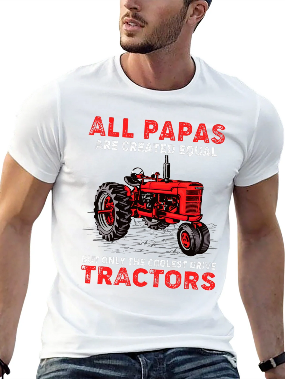 All Papas Drive Tractors T-Shirt product image 12