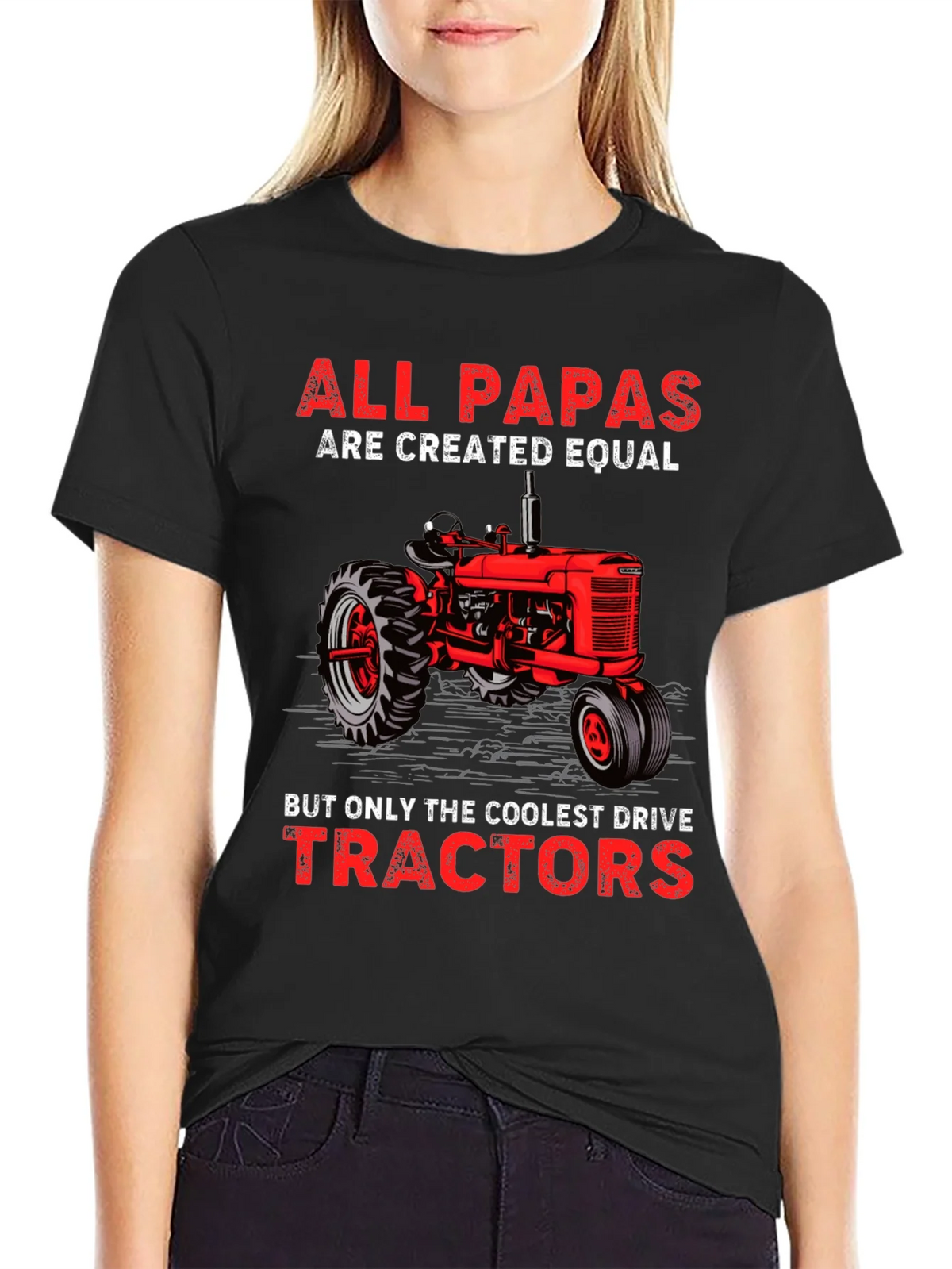 All Papas Drive Tractors T-Shirt product image 2