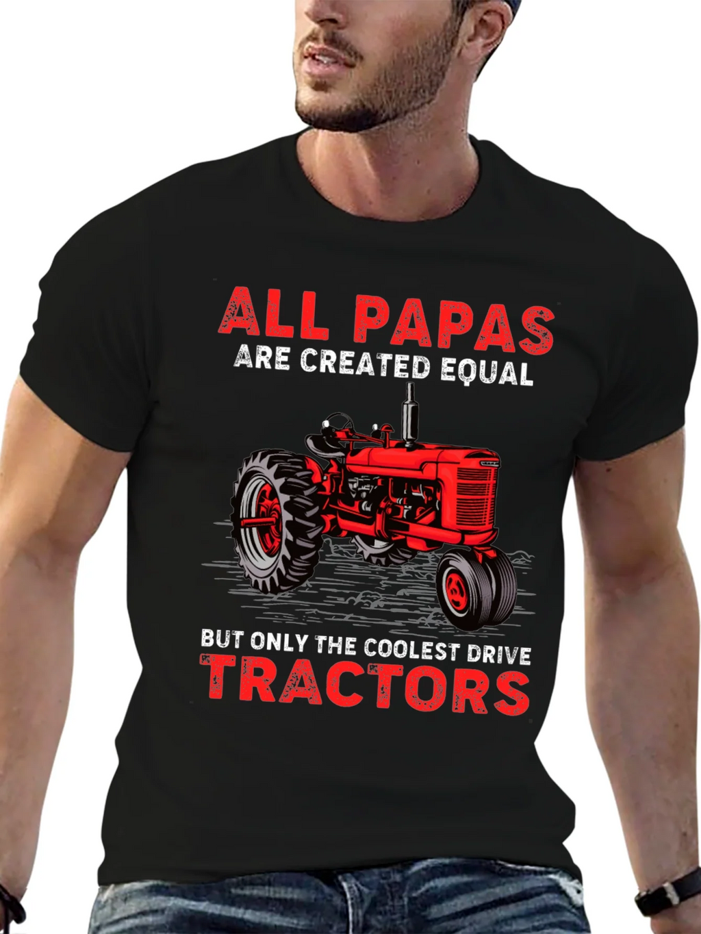 All Papas Drive Tractors T-Shirt product image 6