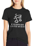 Everybody Loves Music Graphic Tee product image 1