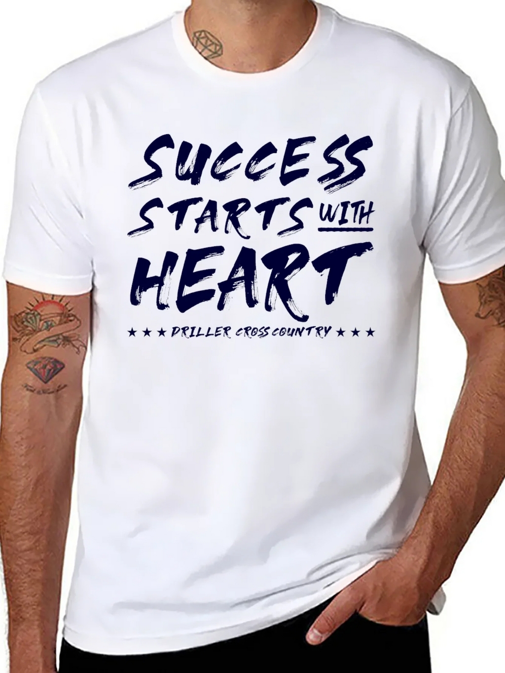 Success Starts With Heart Black Tee product image 7