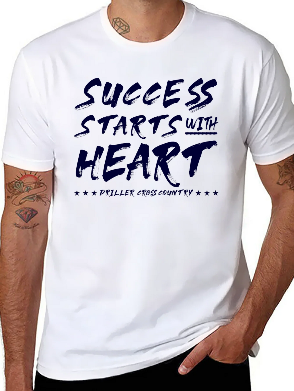 Success Starts With Heart Black Tee product image 7