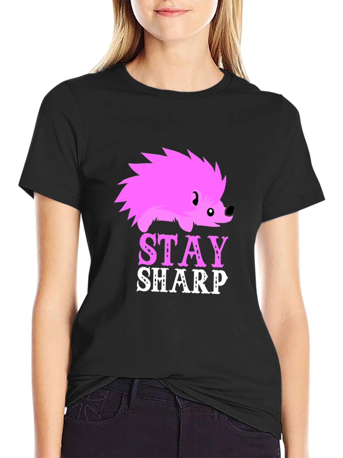 Stay Sharp Hedgehog Graphic Tee product image 2
