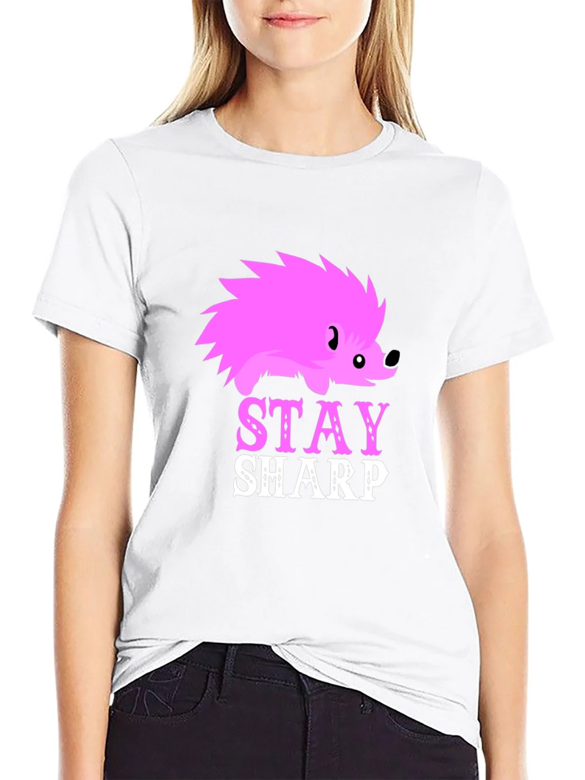 Stay Sharp Hedgehog Graphic Tee product image 7