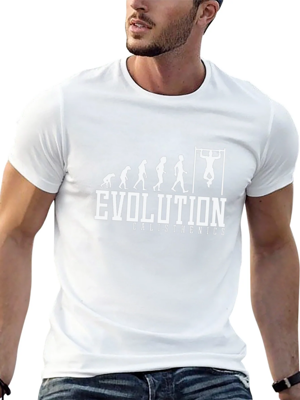 Evolution Calisthenics Black T-Shirt Fitness Graphic Tee product image 12