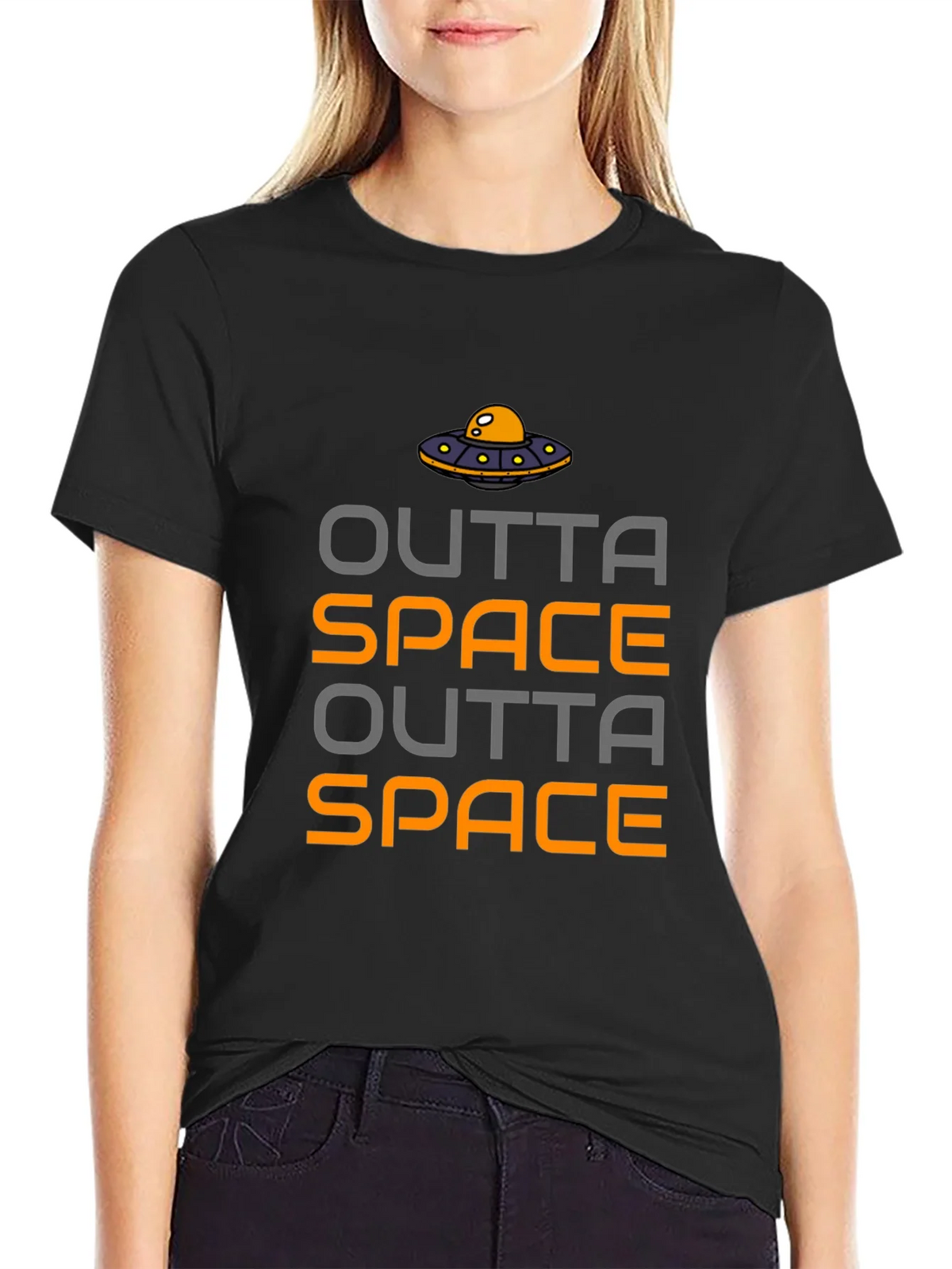 Outta Space UFO Graphic T-Shirt product image 1