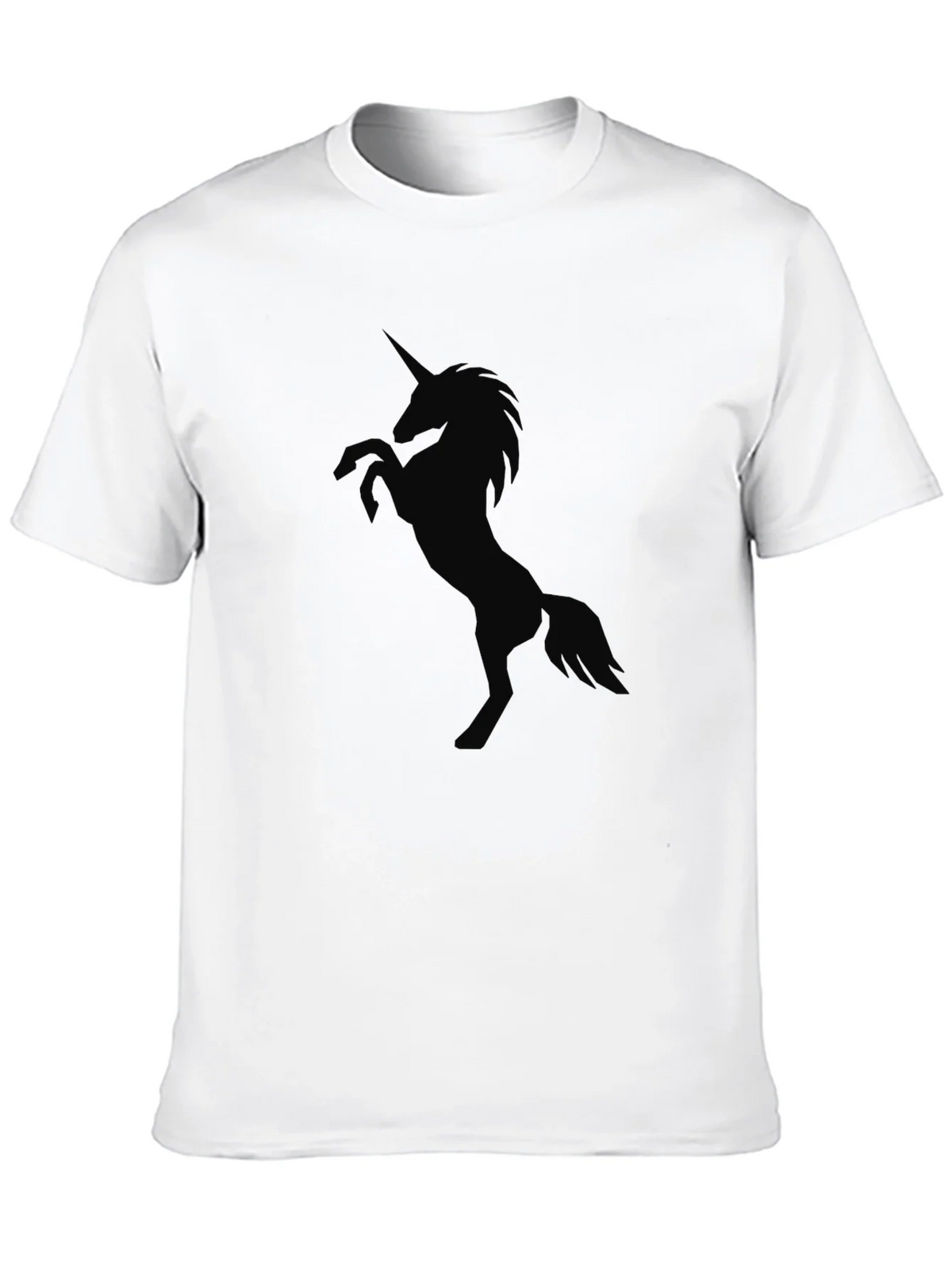 Mens Black Unicorn Graphic T-Shirt product image 9