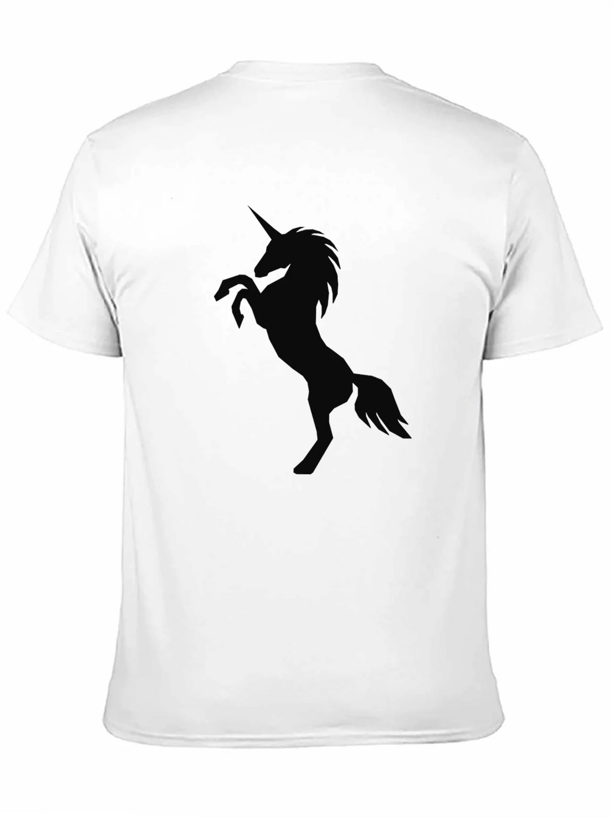 Mens Black Unicorn Graphic T-Shirt product image 10