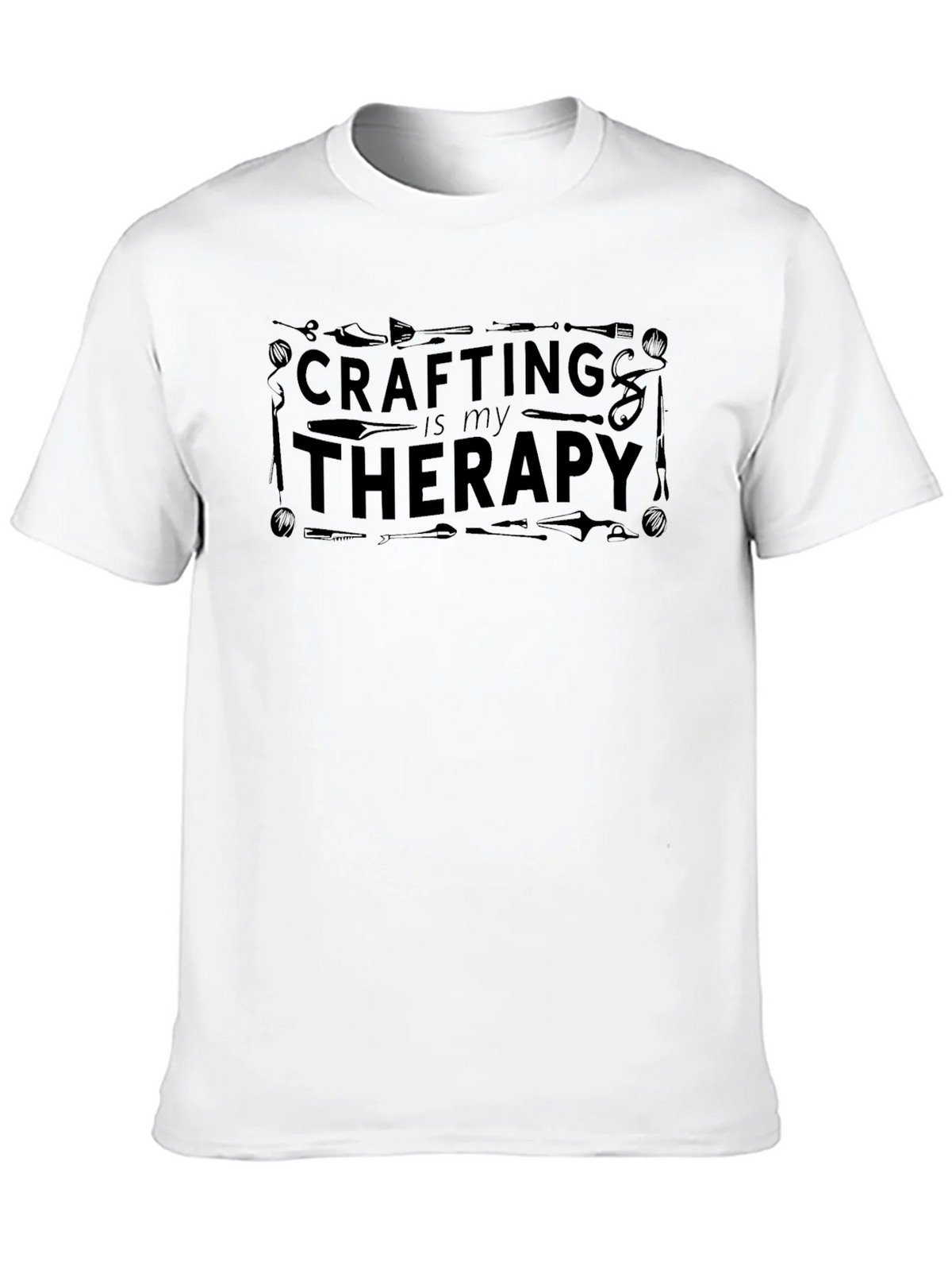 Crafting is My Therapy Graphic Tee product image 8
