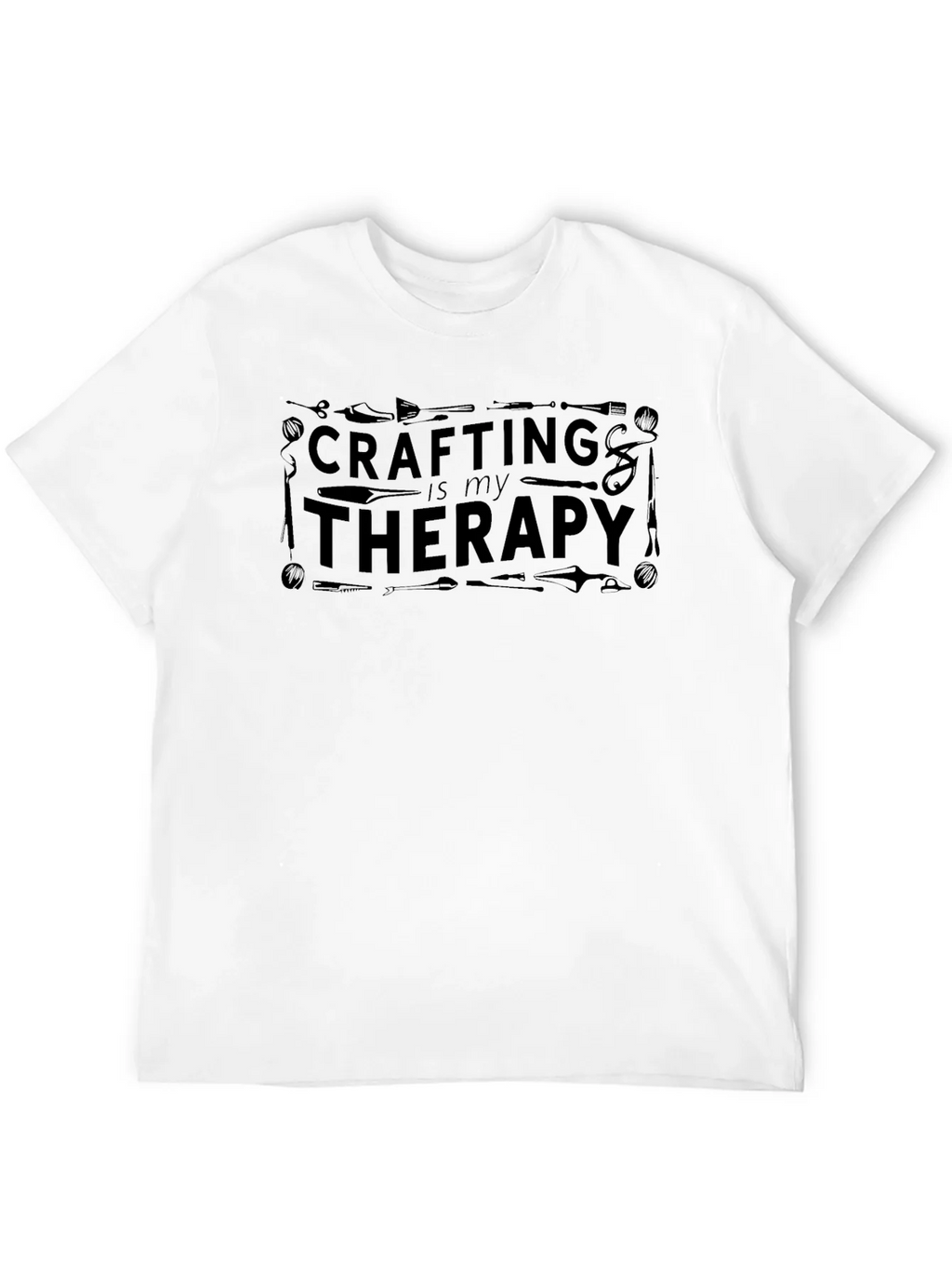 Crafting is My Therapy Graphic Tee product image 10