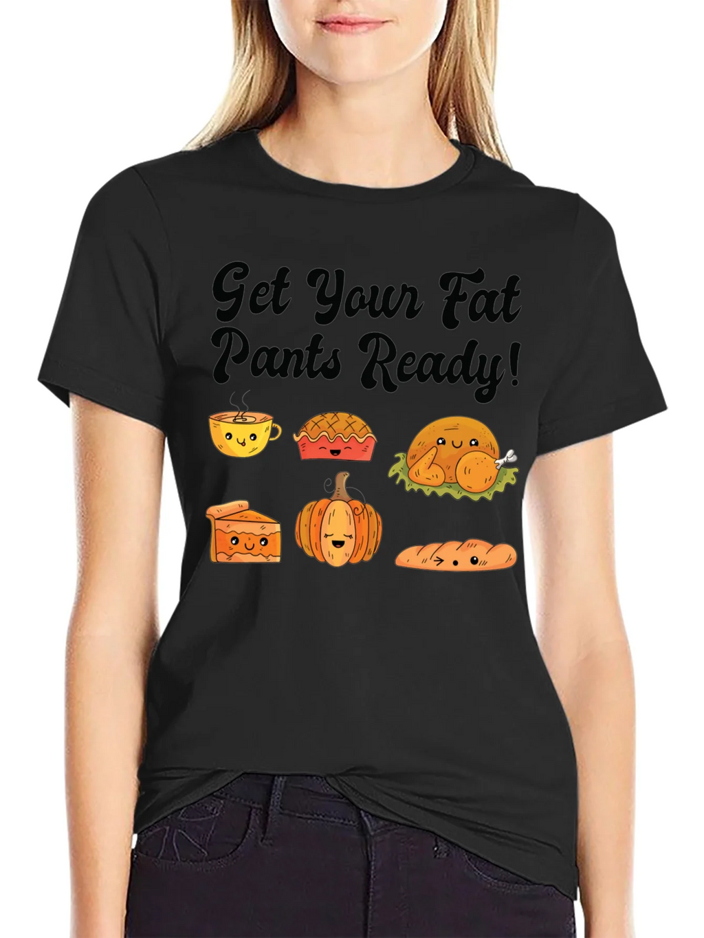 Get Your Fat Pants Ready Thanksgiving T-Shirt product image 2