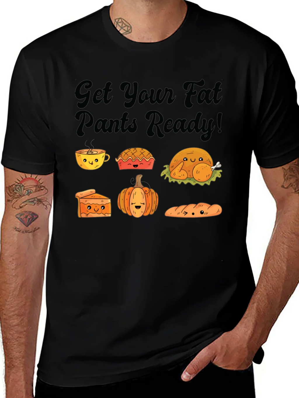 Get Your Fat Pants Ready Thanksgiving T-Shirt product image 1