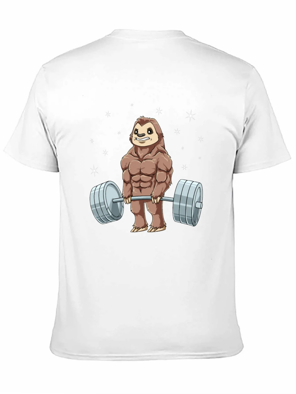Weightlifting Sloth Graphic T-Shirt product image 10