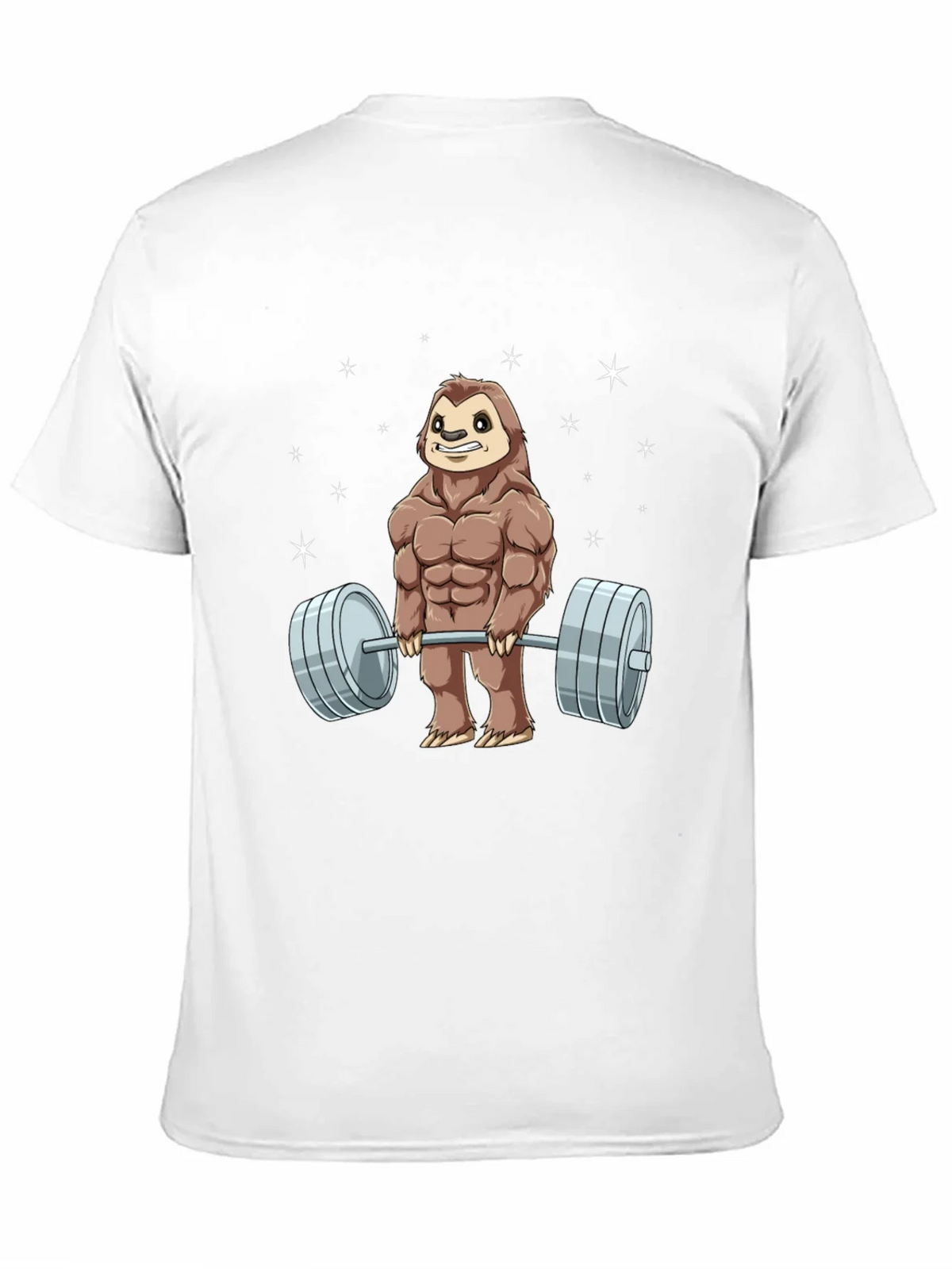 Weightlifting Sloth Graphic T-Shirt product image 10