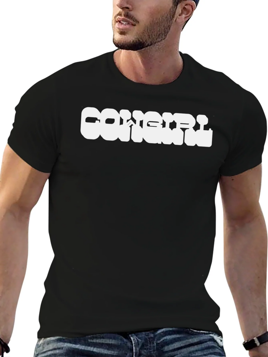 Cowgirl Graphic Tee - Classic Black T-Shirt product image 5