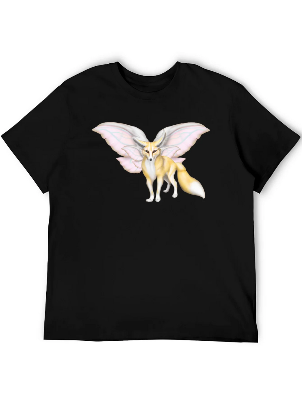 Fennec Fox Fairy Wings T-Shirt | Unique Graphic Tee product image 5