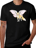 Fennec Fox Fairy Wings T-Shirt | Unique Graphic Tee product image 1