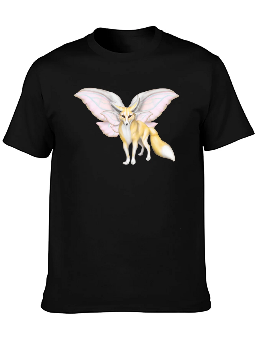 Fennec Fox Fairy Wings T-Shirt | Unique Graphic Tee product image 3