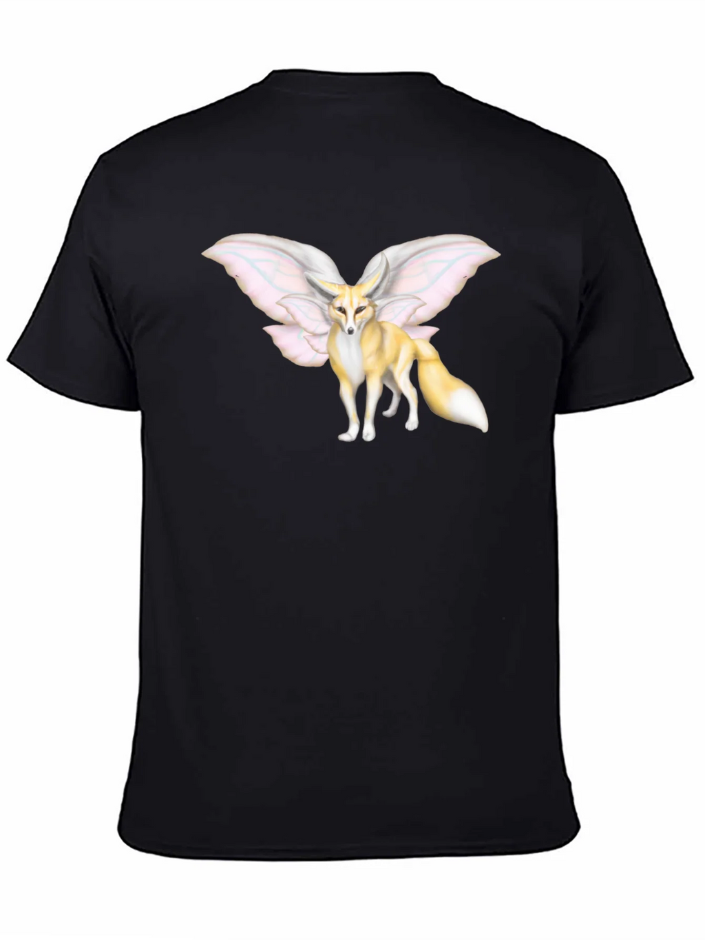 Fennec Fox Fairy Wings T-Shirt | Unique Graphic Tee product image 4